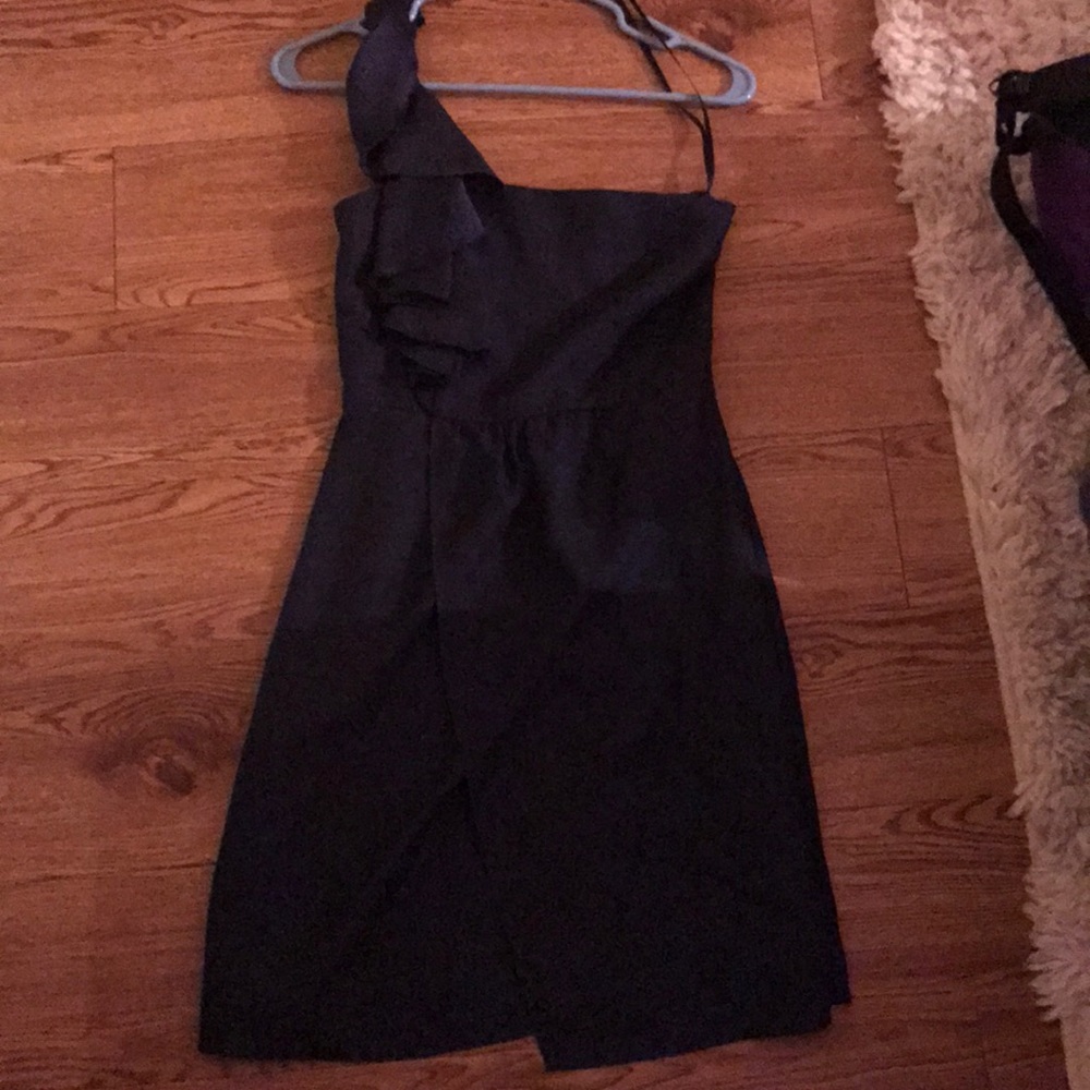 Dark blue navy prom dress